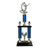 Trofeo de Tubo con Figura Serie 50 de Baloncesto